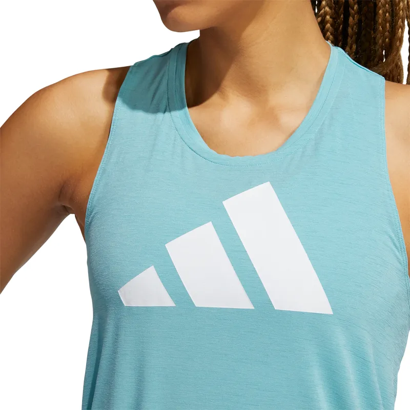 Adidas Womens 3-Stripes Logo Tank Top