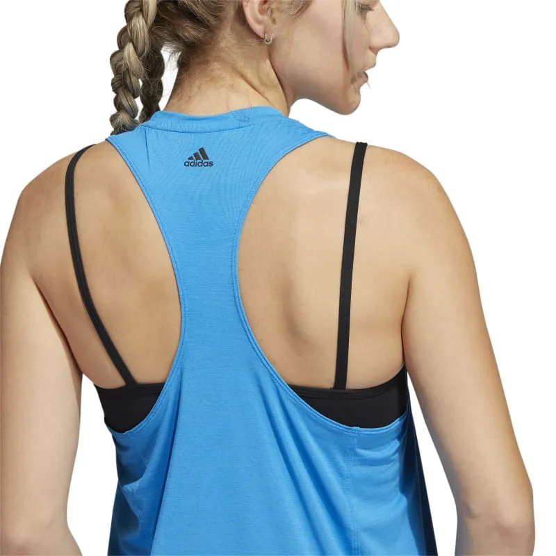 Adidas Womens 3-Stripes Logo Tank Top