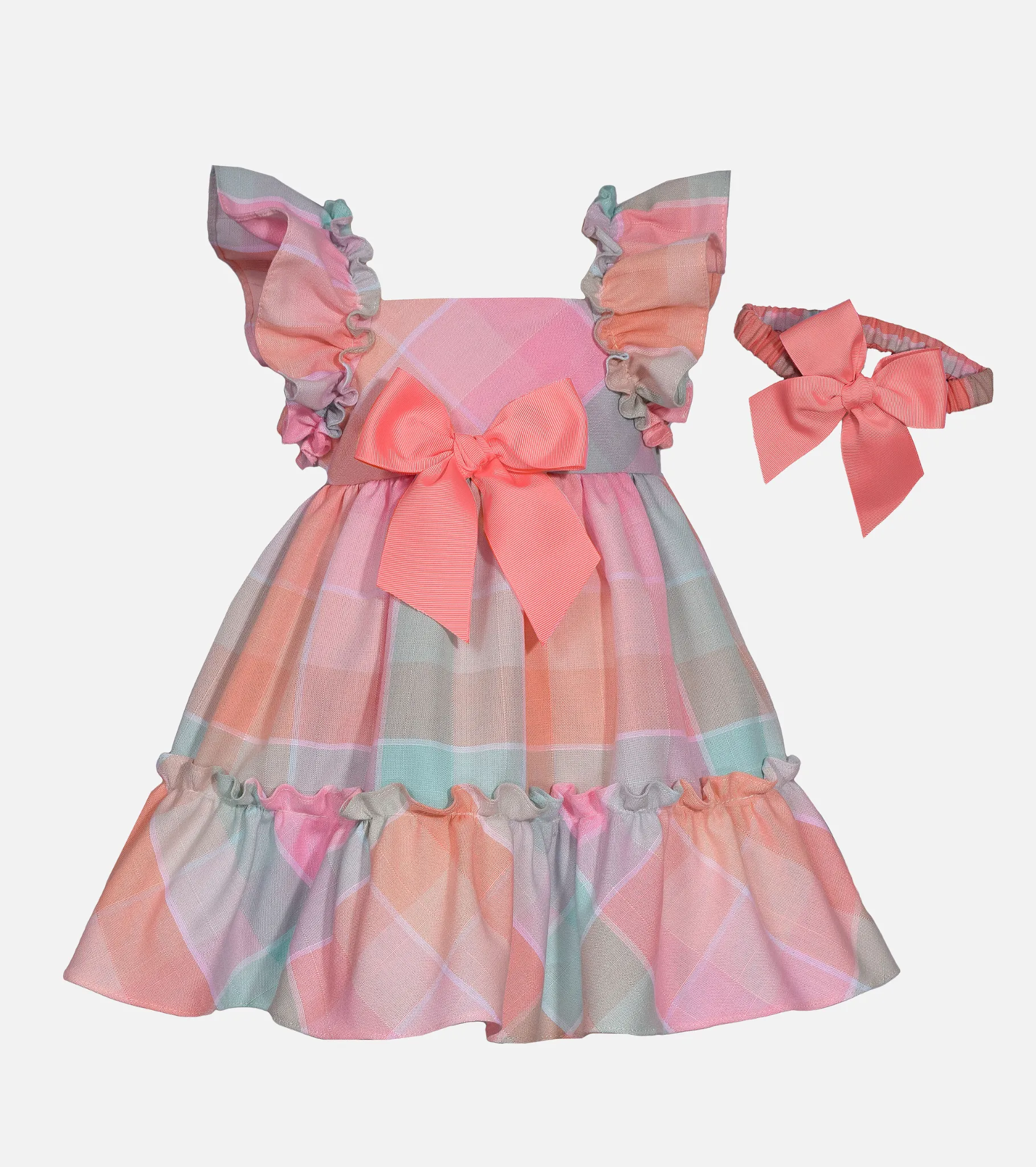 Annabelle Linen Dress with Headband