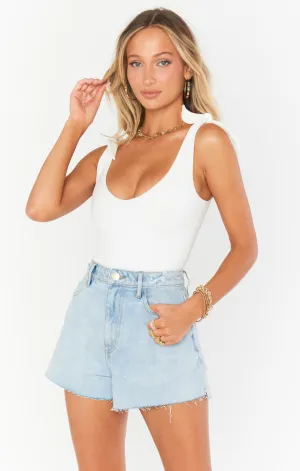 Arizona High Waisted Shorts ~ Denim