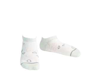 Bamboo Socks | Everyday Ankle | Splash Star White