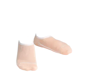 Bamboo Socks | No Fuss No-Show | Aurora Apricot