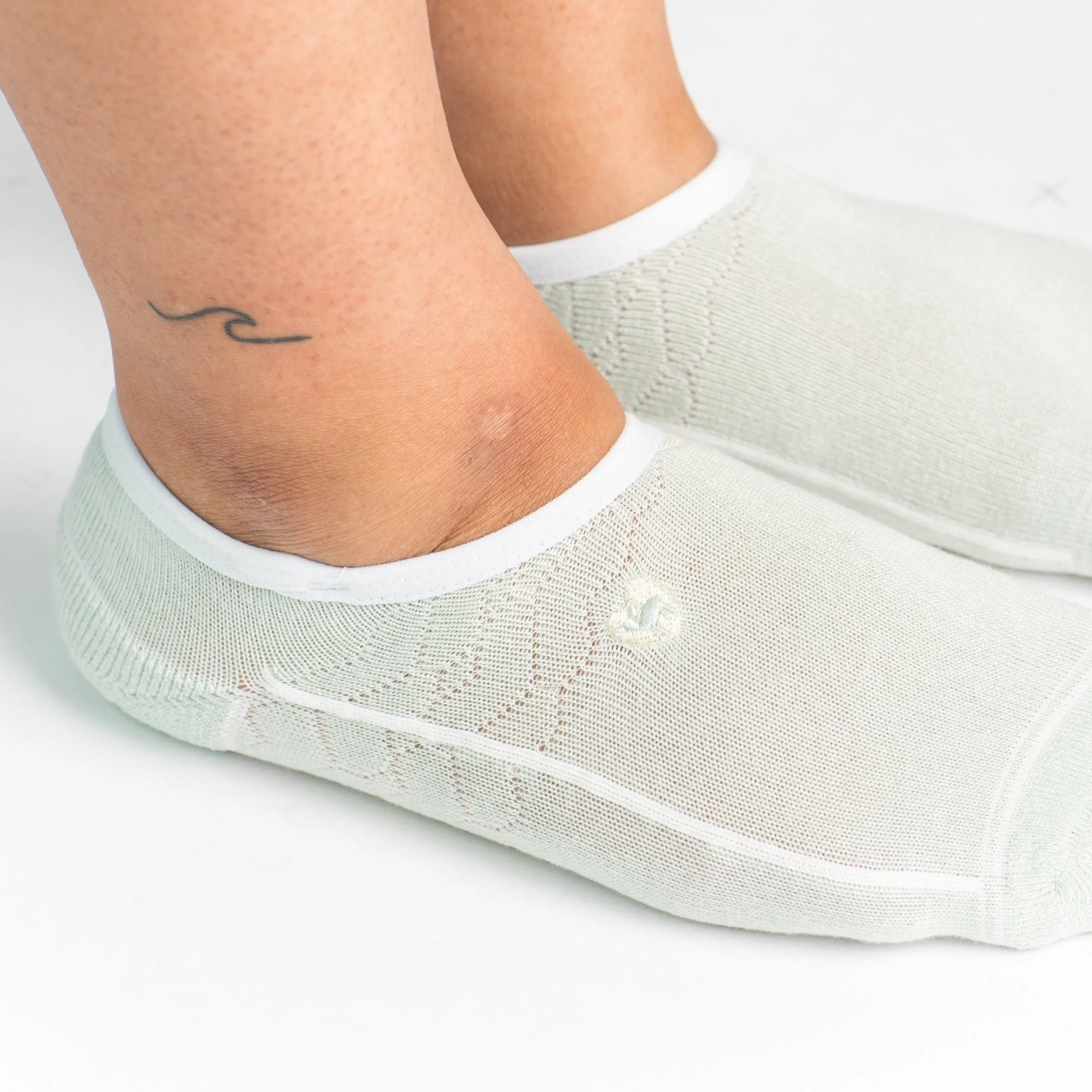 Bamboo Socks | No Fuss No-Show | Dew Drop