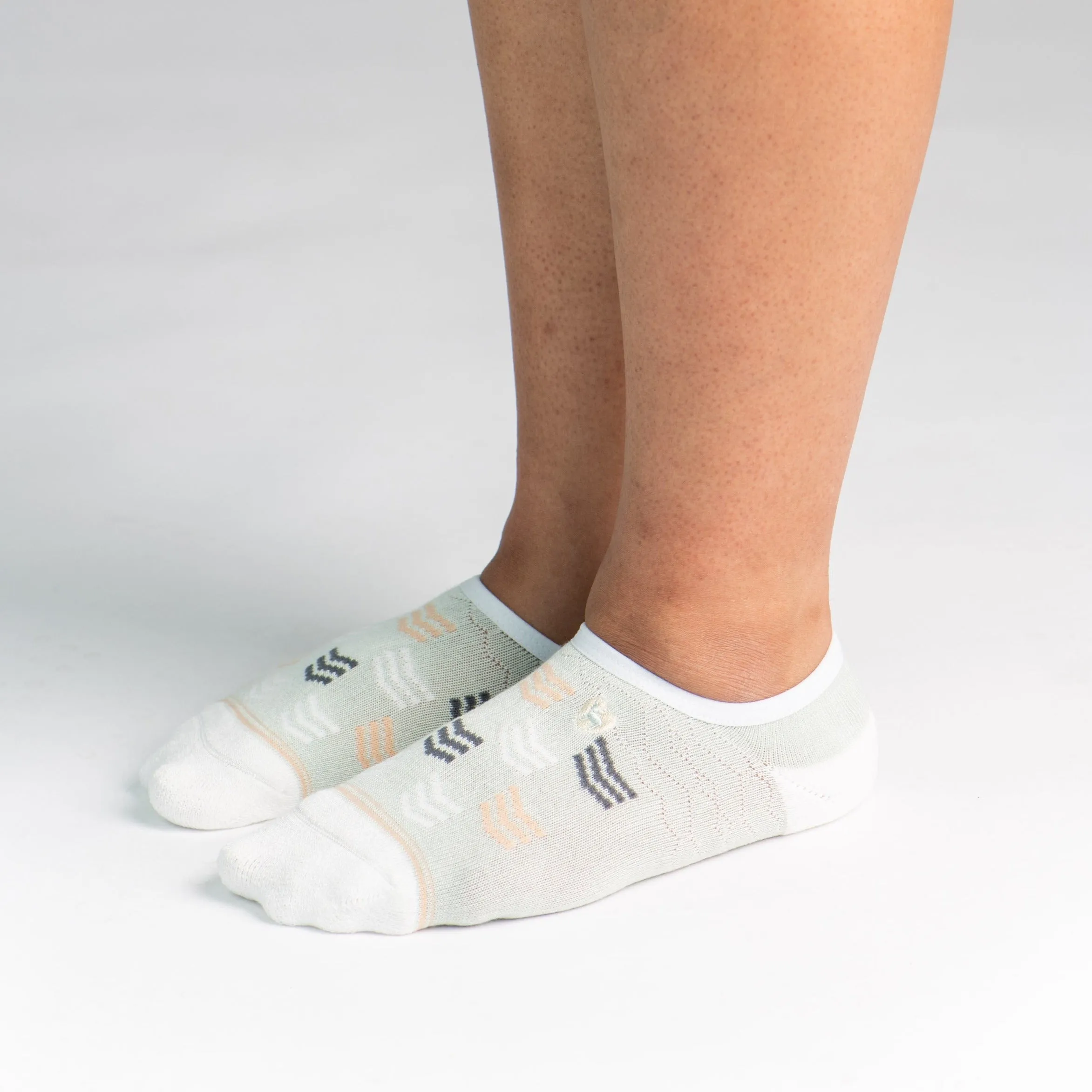 Bamboo Socks | No Fuss No-Show | Keep it Going - Dew Drop
