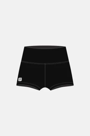 Black Mystique High Waisted Shorts