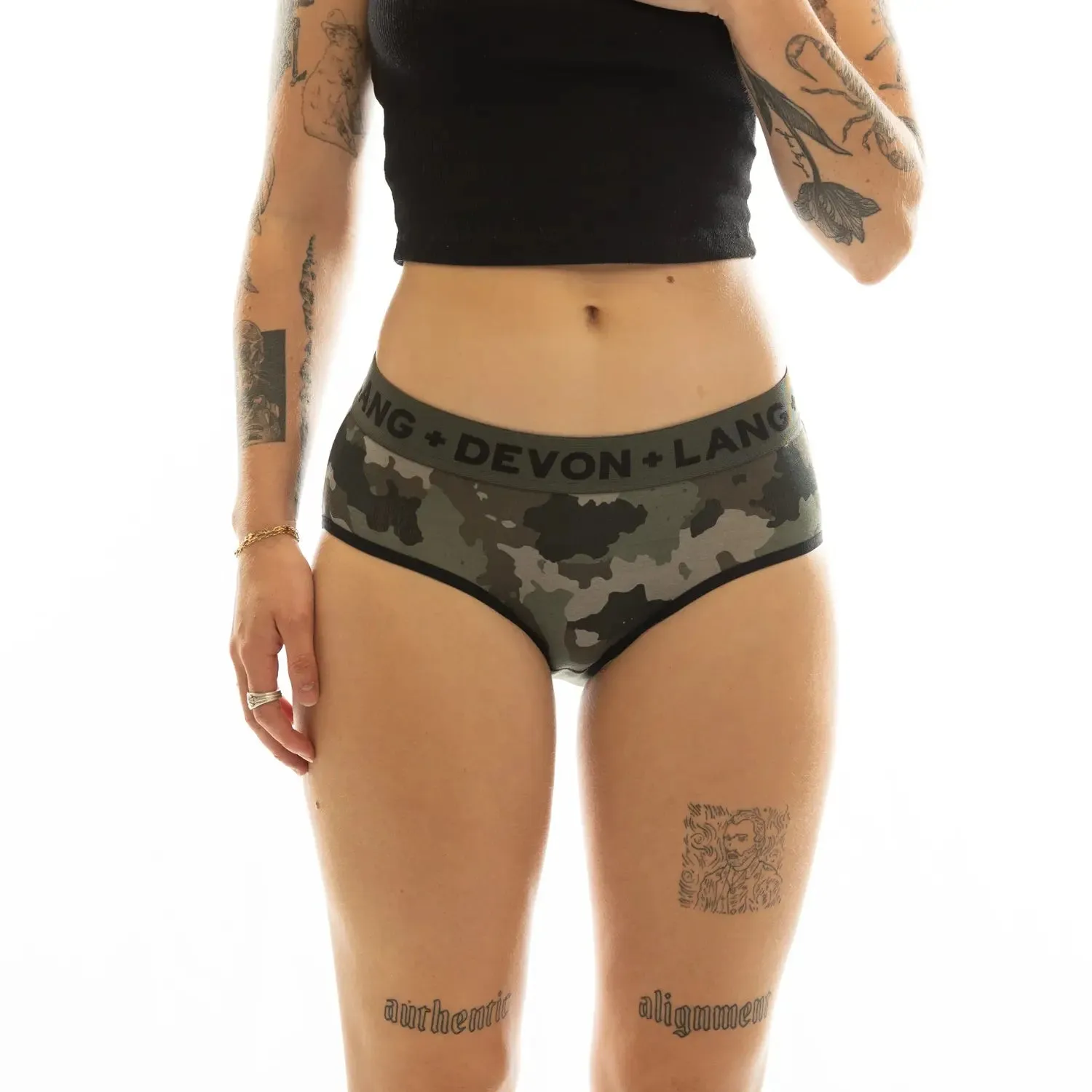 Bria 2.0 Bikini Brief - Grey Camo