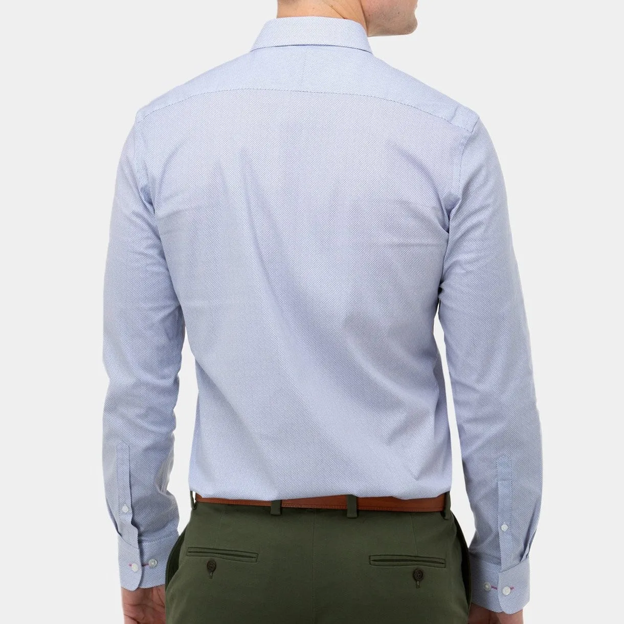 Brooksfield Stretch Print Shirt