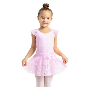 Capezio Pull-On Lace Skirt - Lavender - Girls