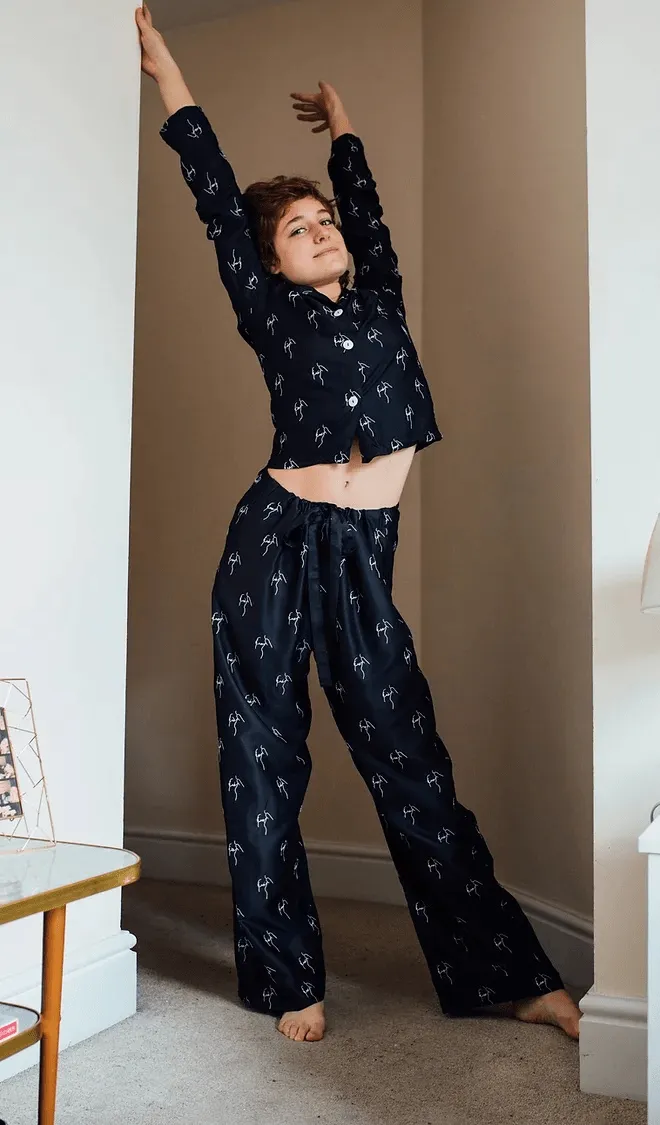 Character Edition Bamboo Vegan Silk Pyjama Set | Long