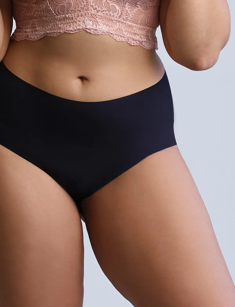 Classic High Rise Panty - Black