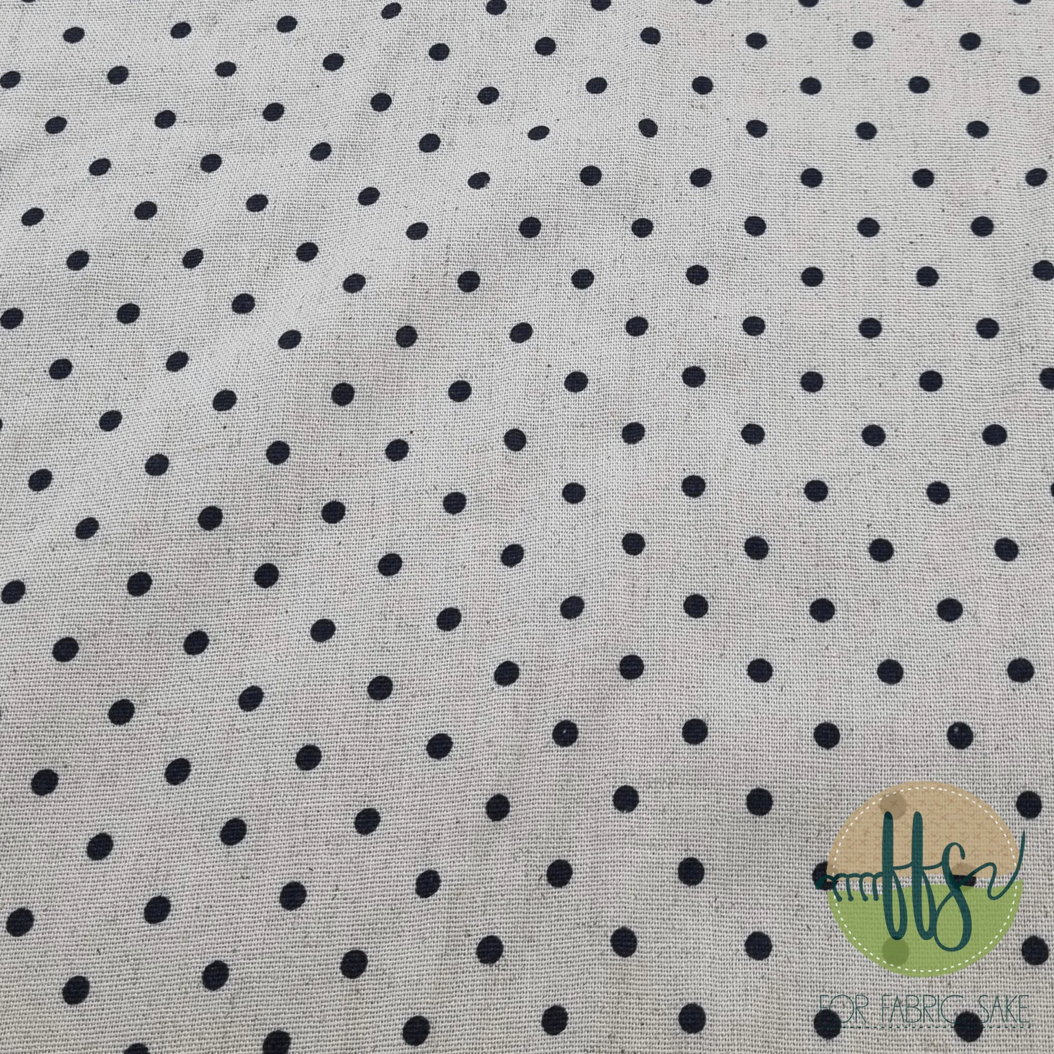Cream ink spot- Viscose / Linen