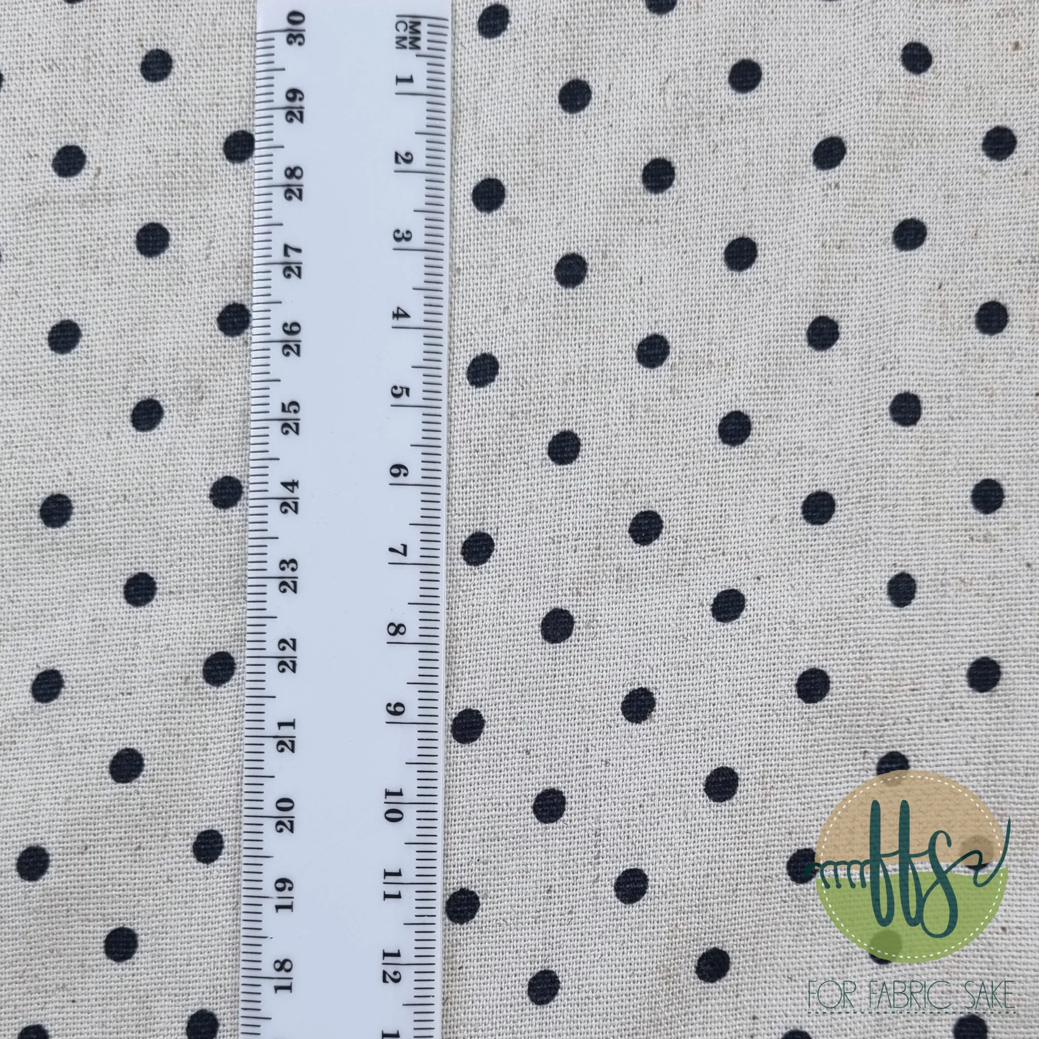 Cream ink spot- Viscose / Linen