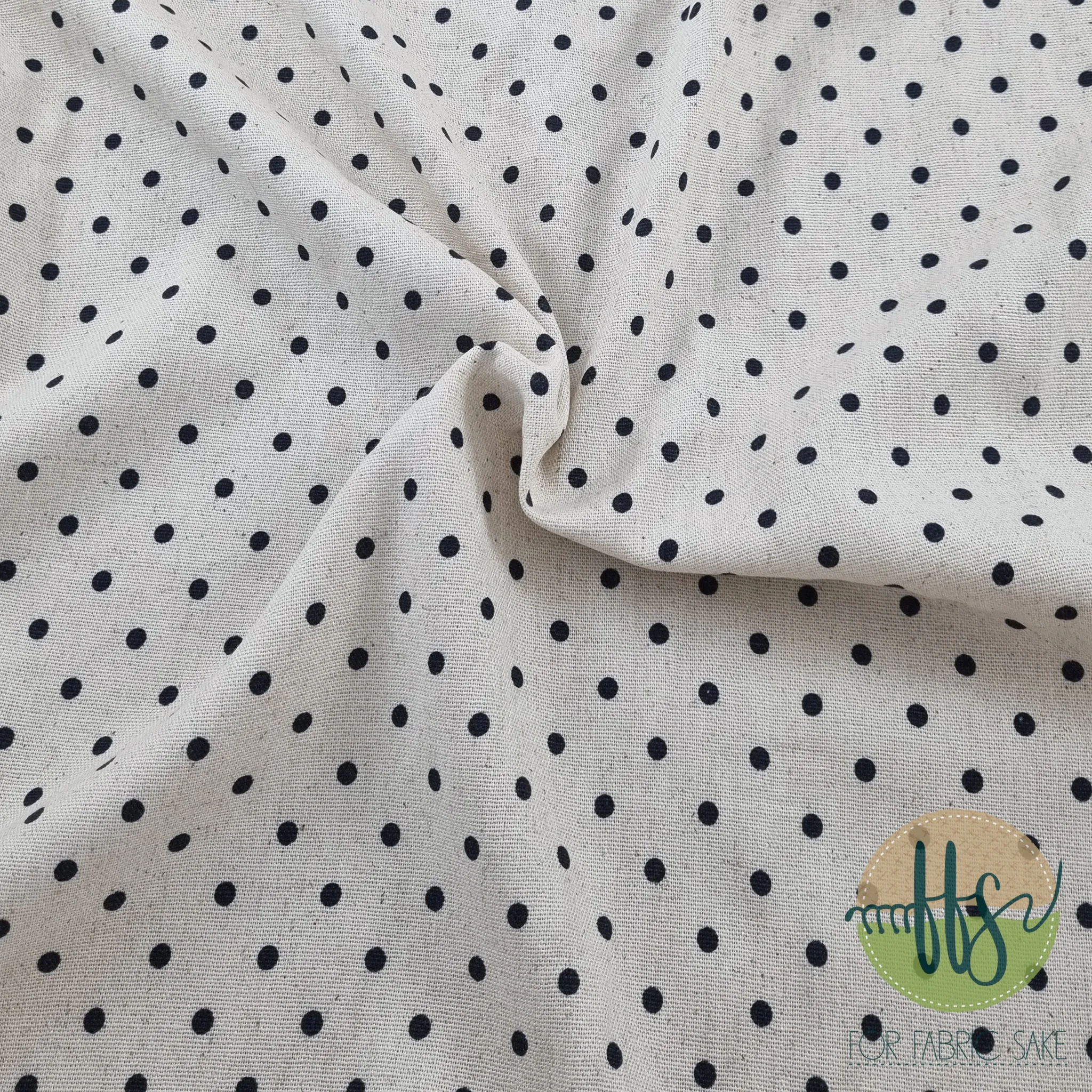 Cream ink spot- Viscose / Linen