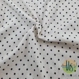 Cream ink spot- Viscose / Linen