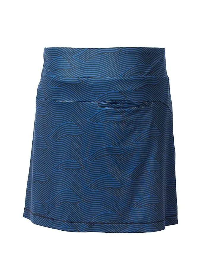 Cutter & Buck Women's Wave Print Pull On Skort