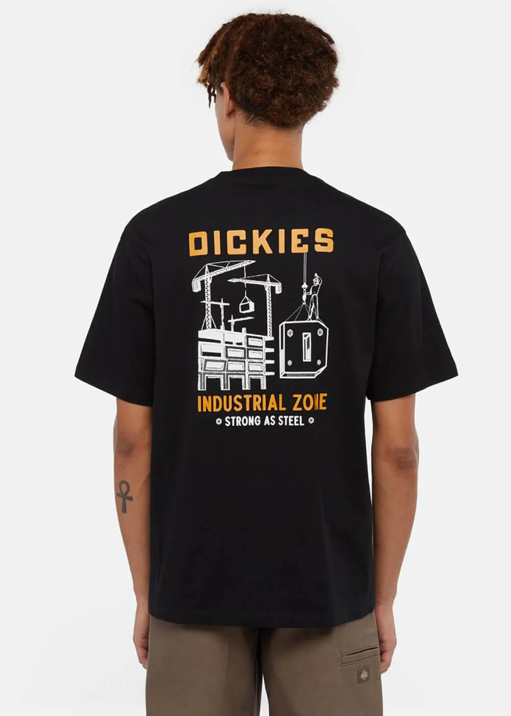 Dickies Mens Industrial Zone T-Shirt Black