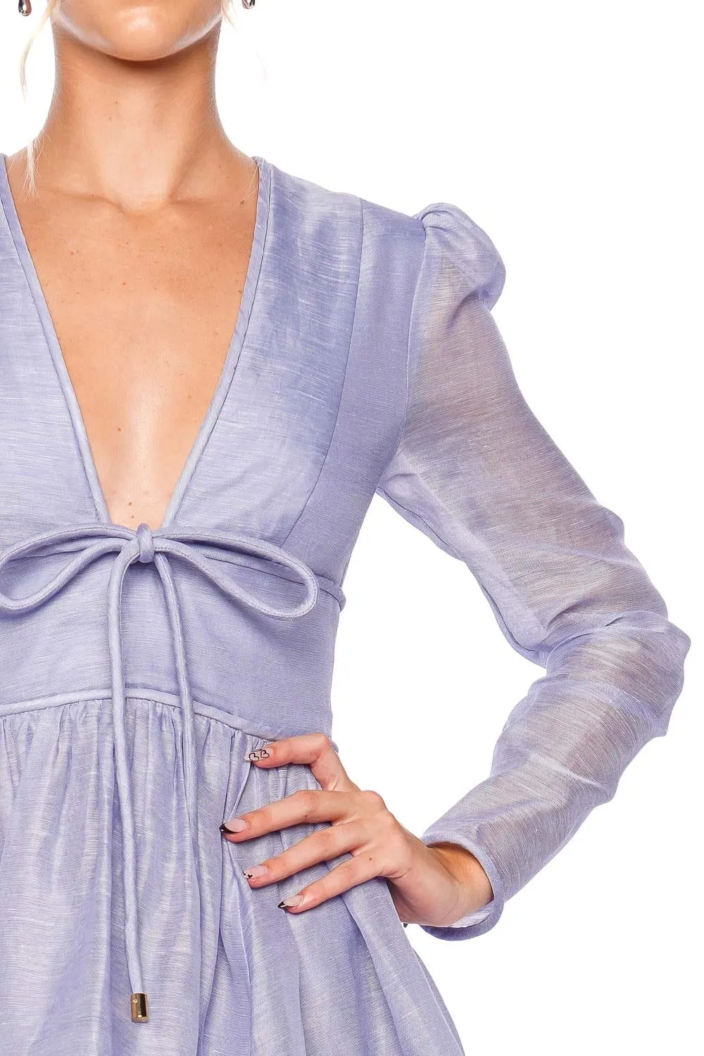 Eden Structured Long Sleeve Mini Dress