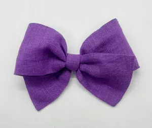 Electric Purple Linen