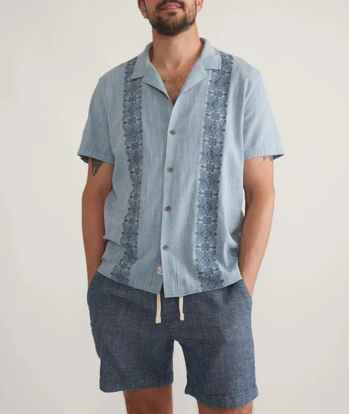 EMBROIDERED RESORT SHIRT 062524