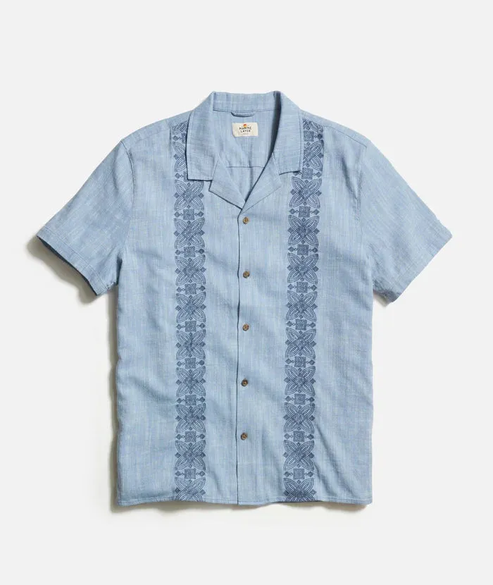 EMBROIDERED RESORT SHIRT 062524