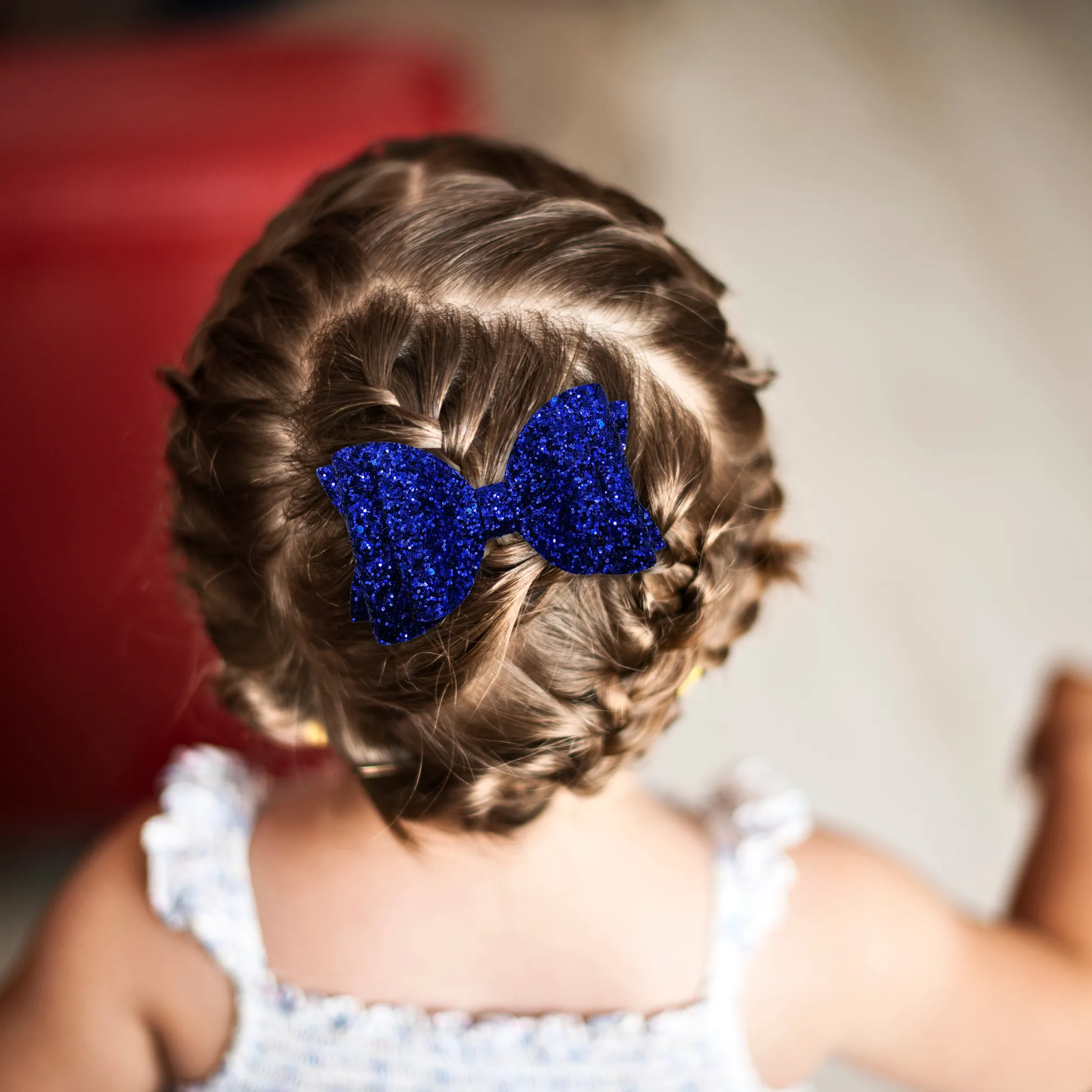 Emerald Gold Josie | Glitter Hair Bow