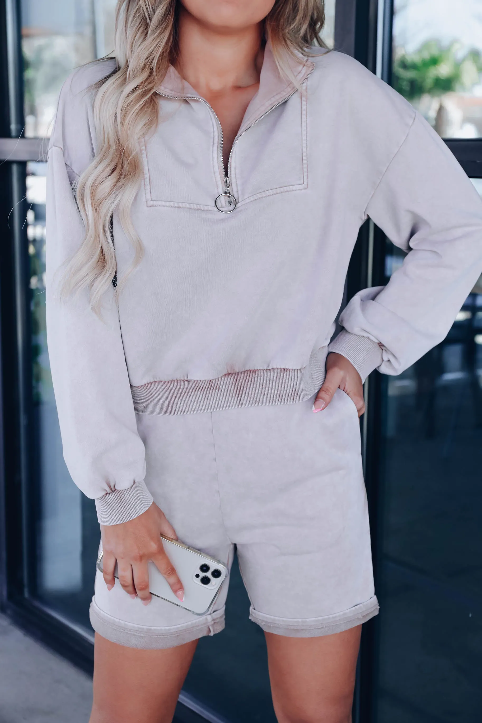 Everyday High Waisted Jogger Shorts