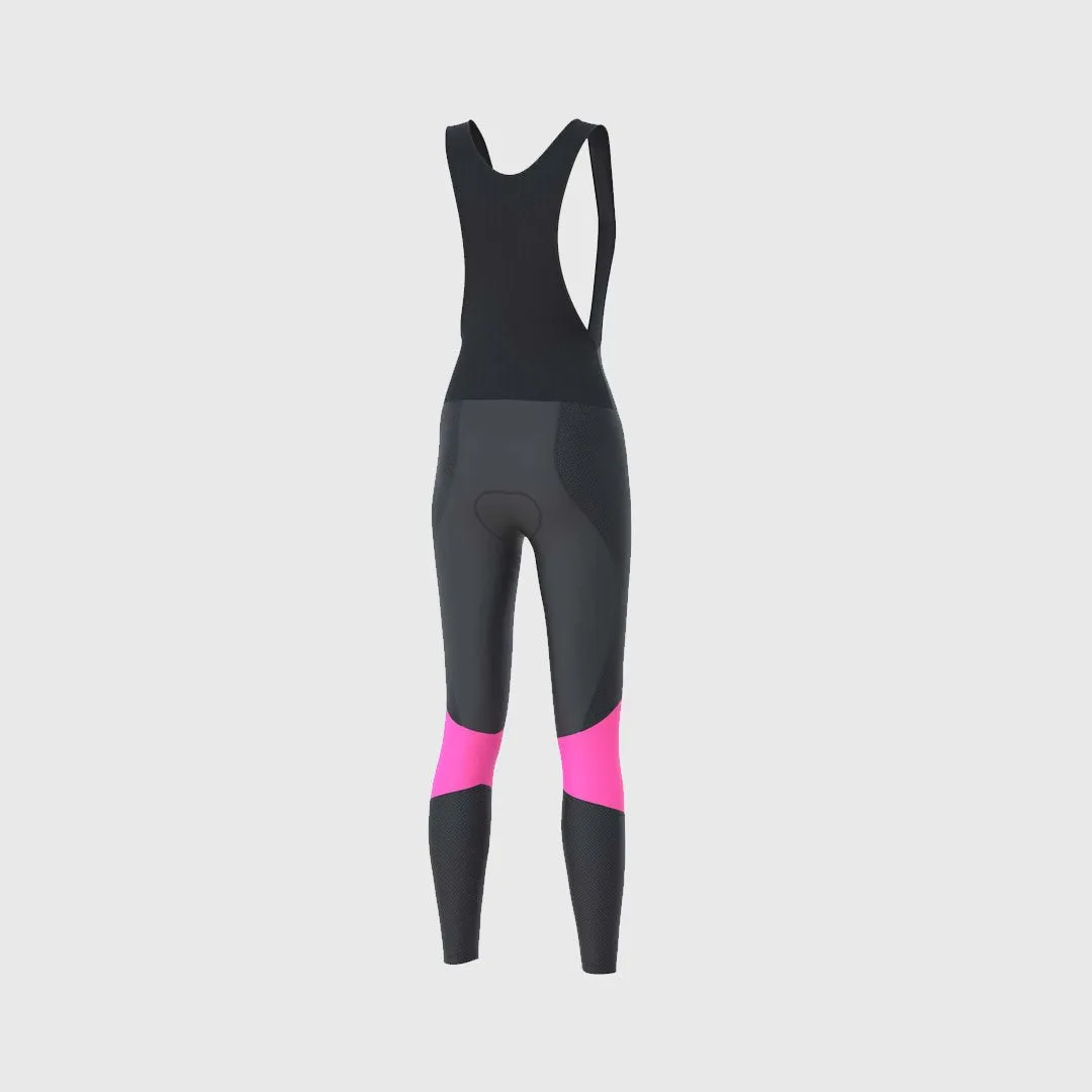 Fdx Thermodream Pink Women's & Girl's Winter Cycling Padded Bib Tights