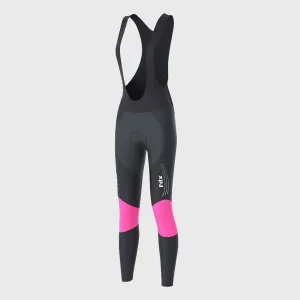 Fdx Thermodream Pink Women's & Girl's Winter Cycling Padded Bib Tights