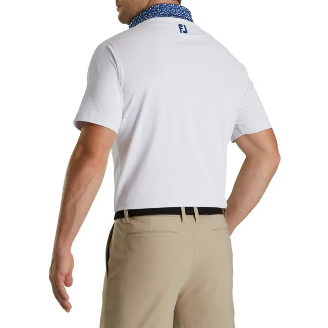 FootJoy Men's Pique Tulip Trim Stretch Lisle Collar