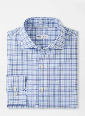 GARROW CROWN LITE COTTON STRETCH SHIRT - BLUE FREESIA