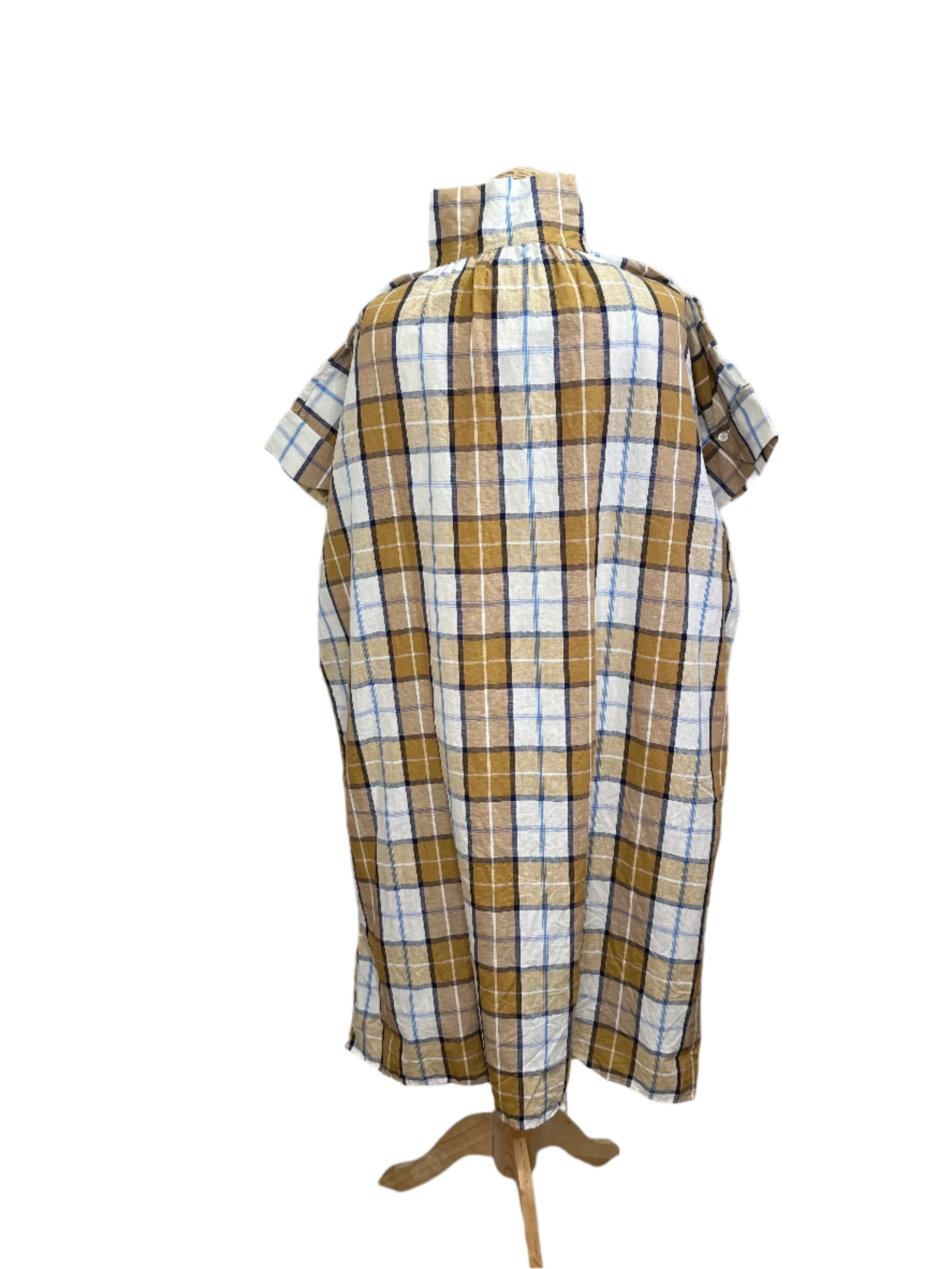 GD - Check Dress | Beige