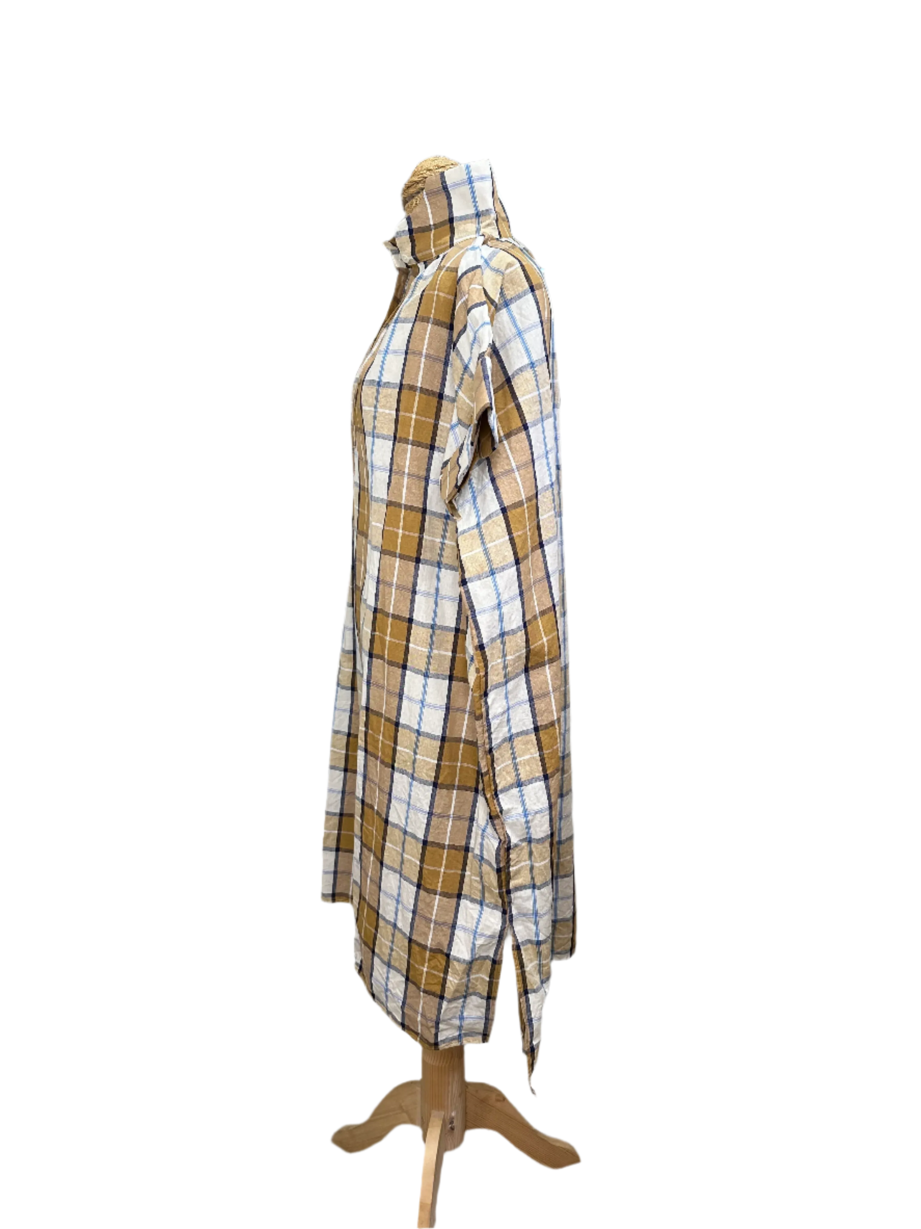 GD - Check Dress | Beige