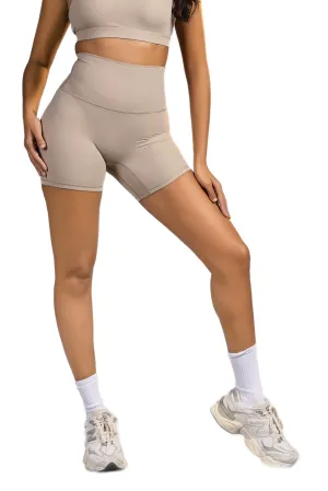 Haven High Waisted Short Legging Beige
