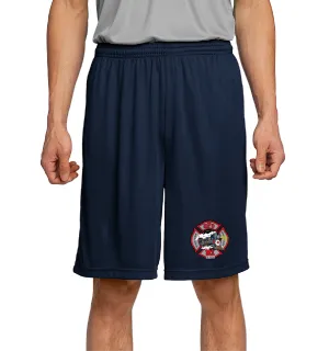 HFD Station 81 "Red Eye Express" Embroidered Shorts