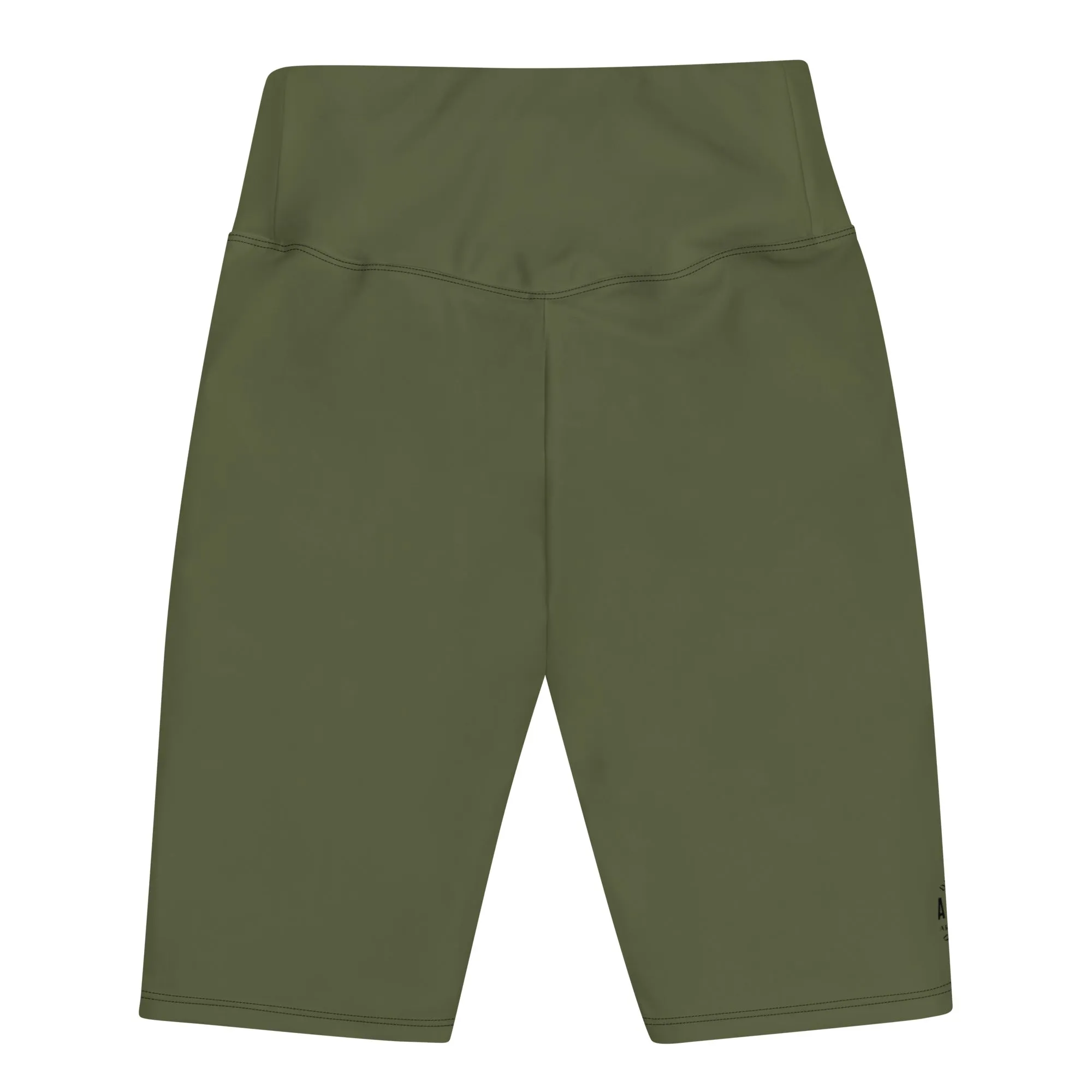 High-waisted Saratoga Biker Shorts-Logo