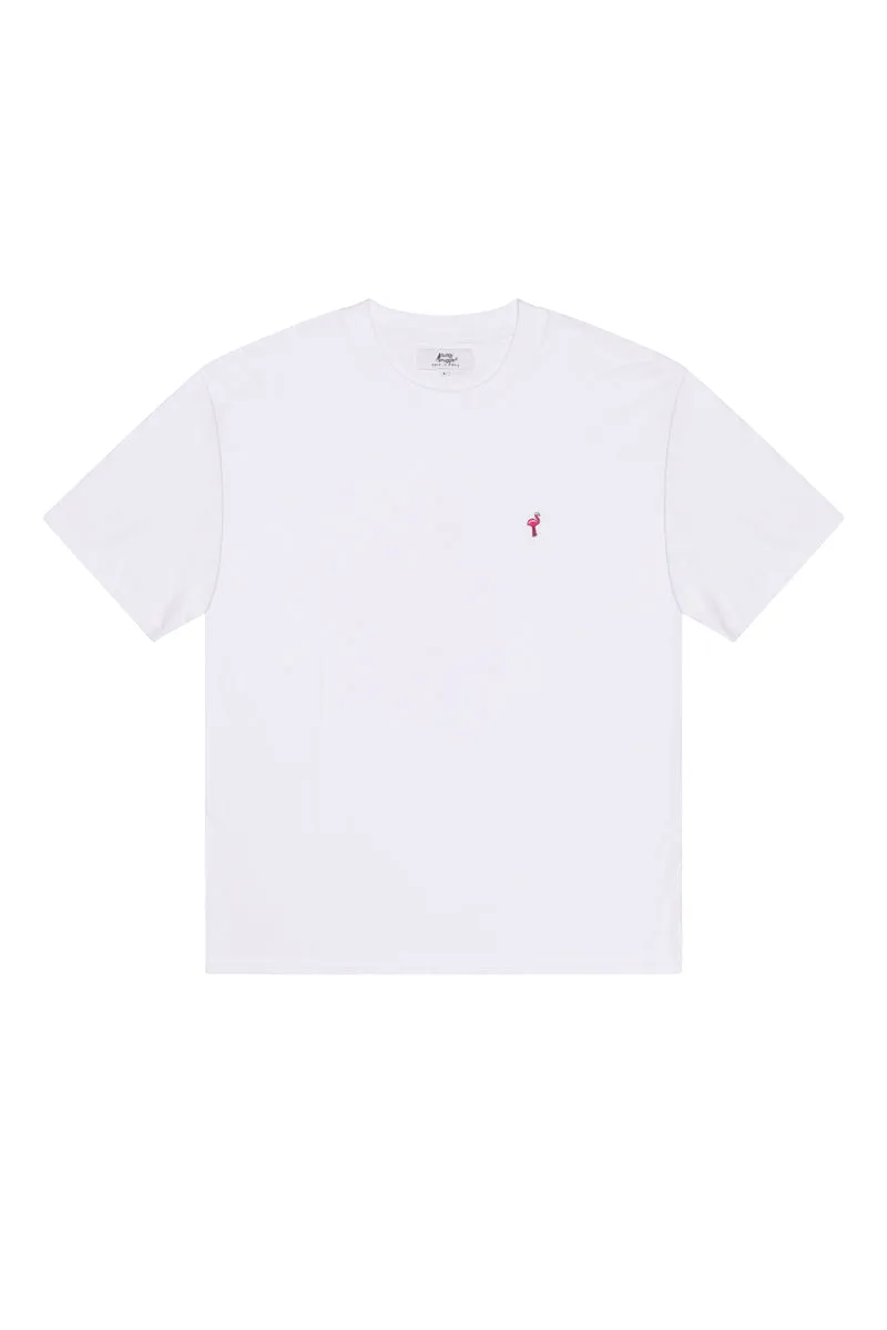 Icon Tee in Flamingos