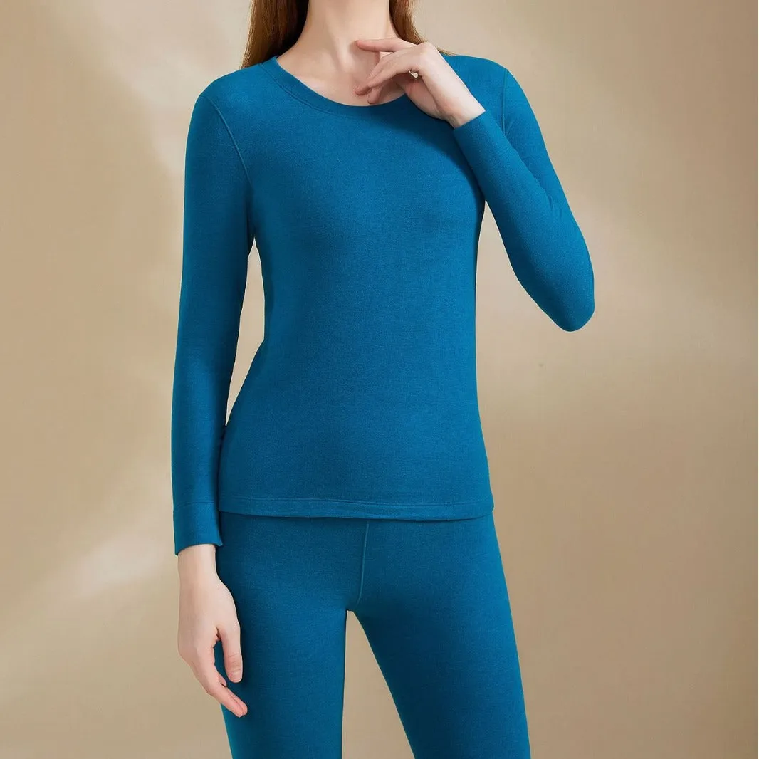 INSTOCK-autumn and winter new women's silk cashmere thermal