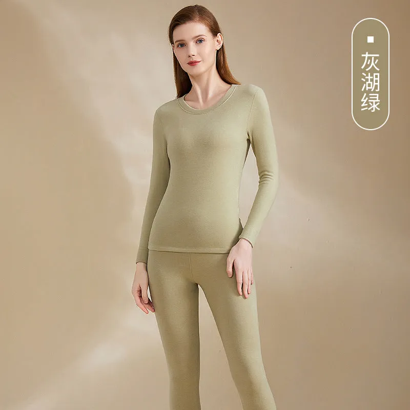 INSTOCK-autumn and winter new women's silk cashmere thermal