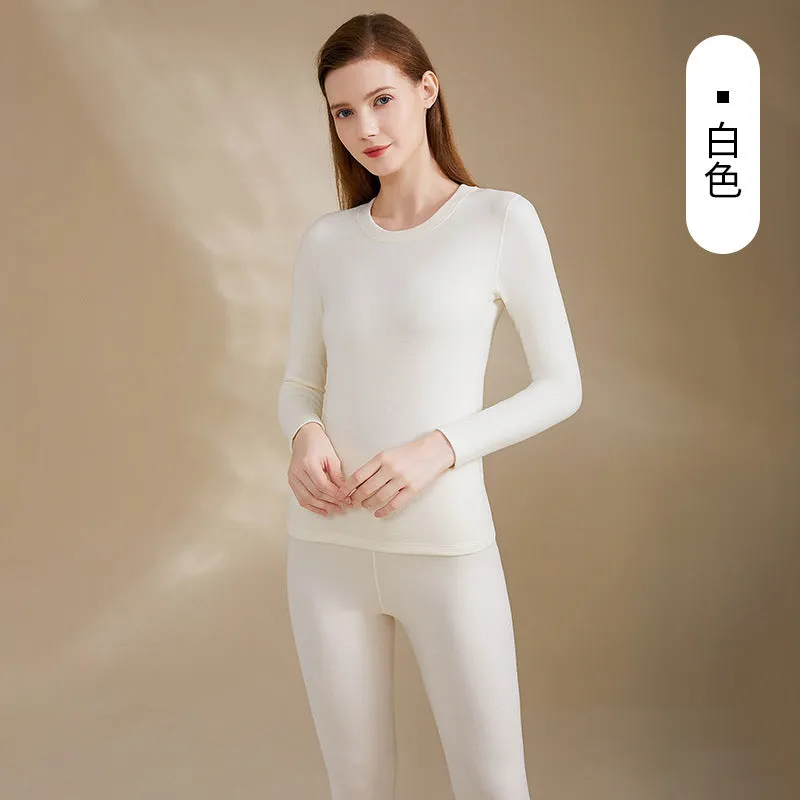 INSTOCK-autumn and winter new women's silk cashmere thermal