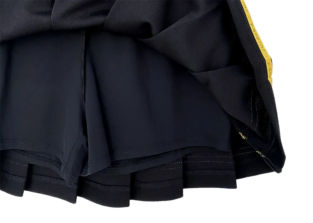 KANDINI Essential Pleats Skirt - Black