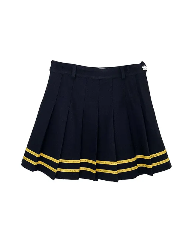 KANDINI Essential Pleats Skirt - Black