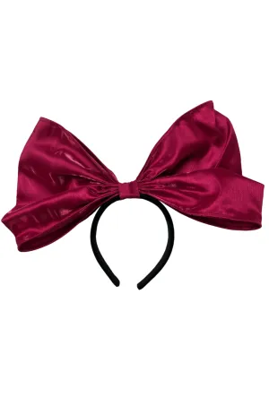 Large Magenta Bow Headband