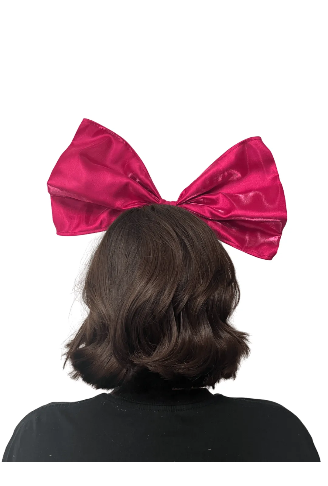 Large Magenta Bow Headband