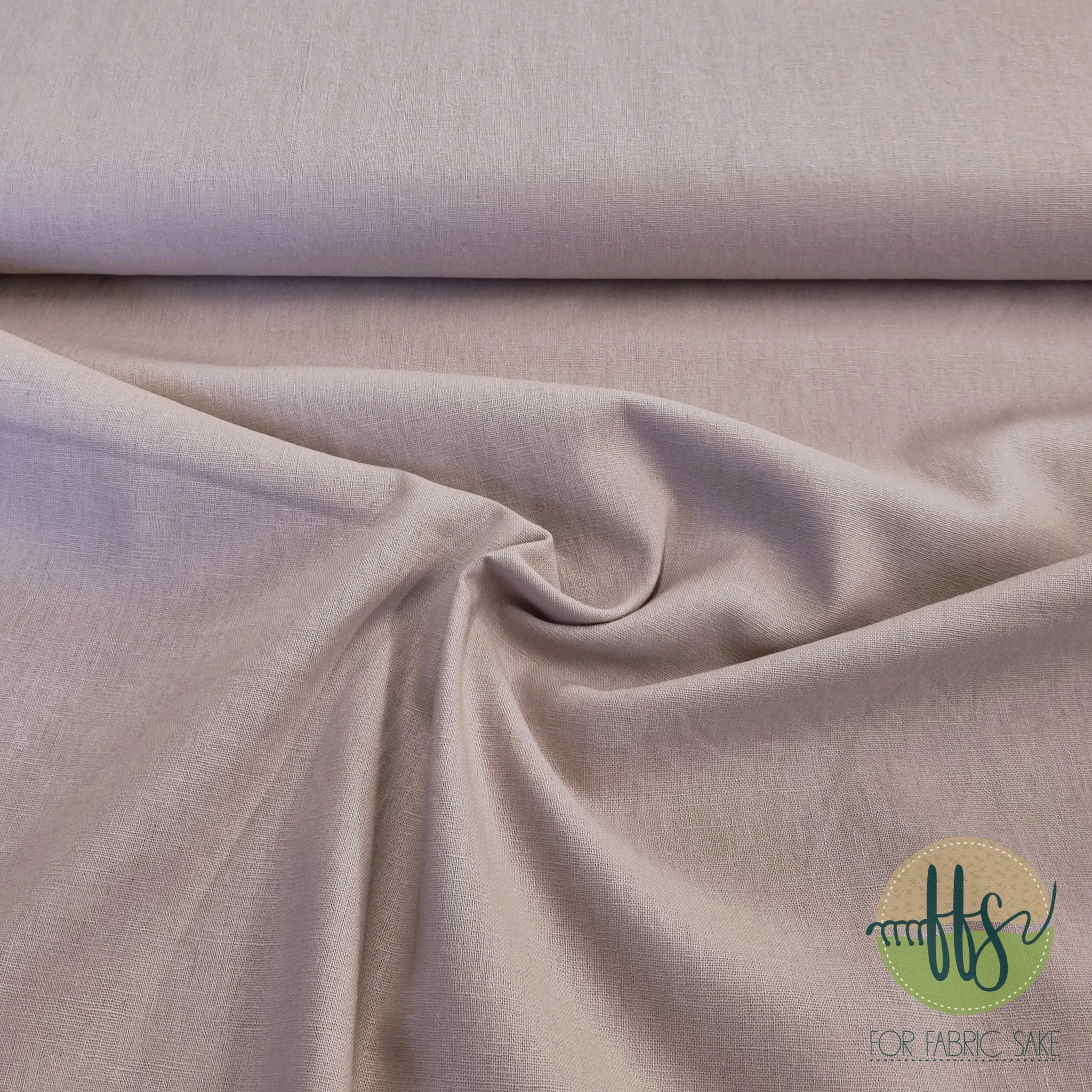 Light Dusty Rose- Cotton/Linen Mix