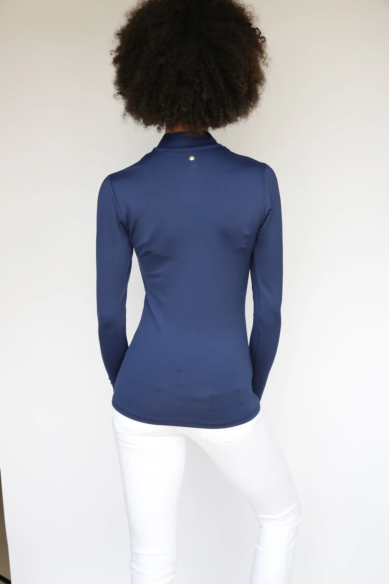 Long Sleeve Jessica Shirt - Navy