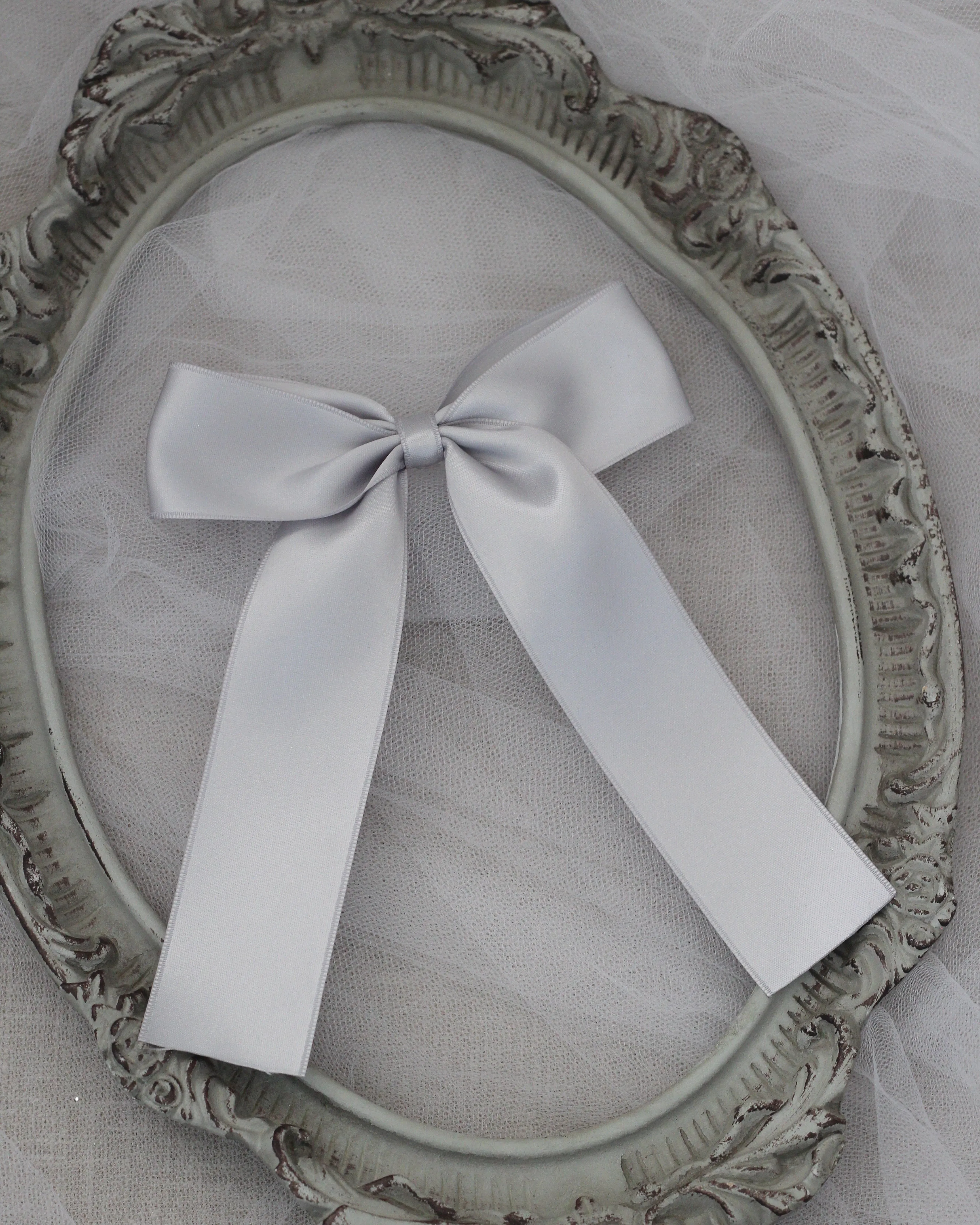 Long Tail Satin Hair Bows