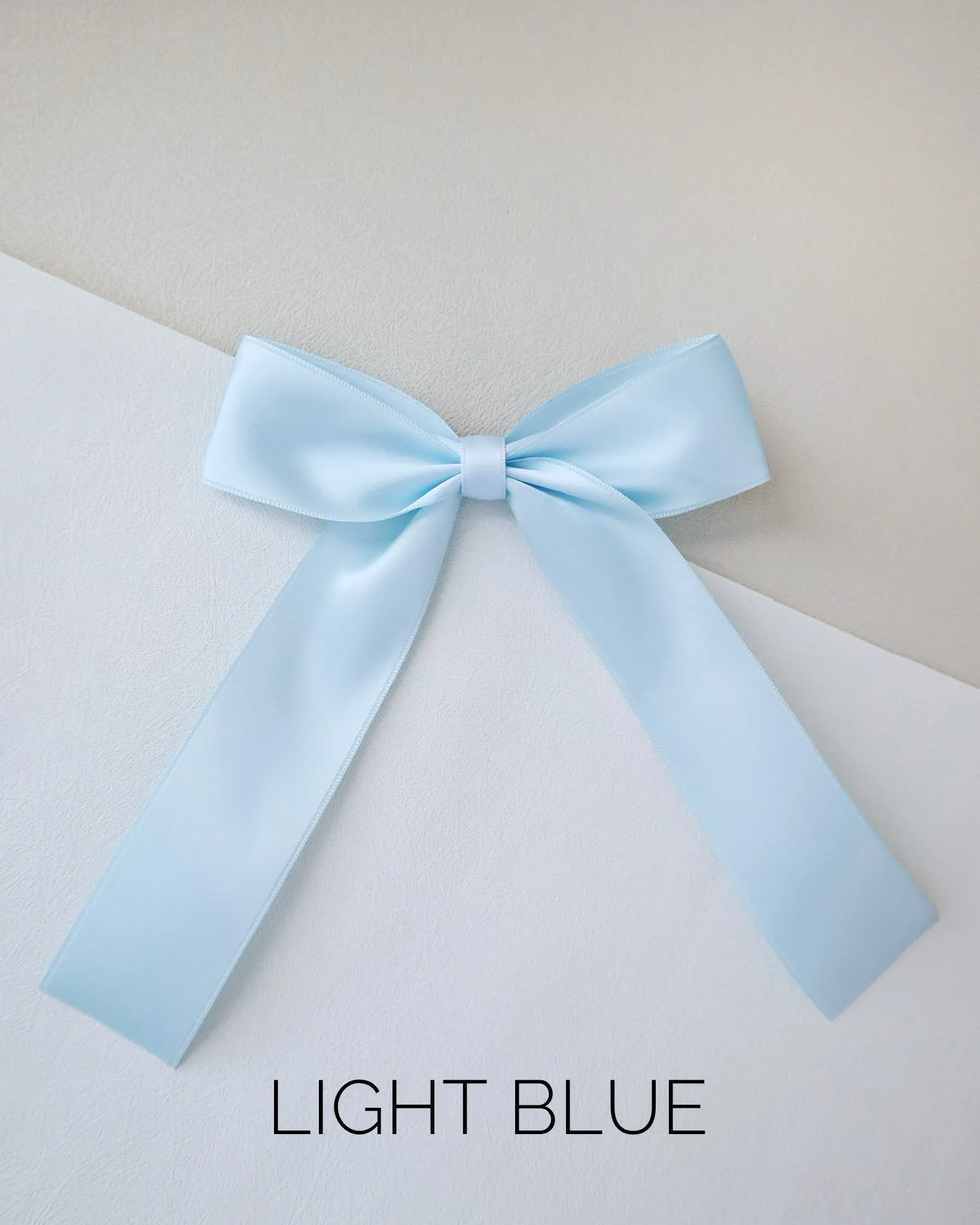 Long Tail Satin Hair Bows