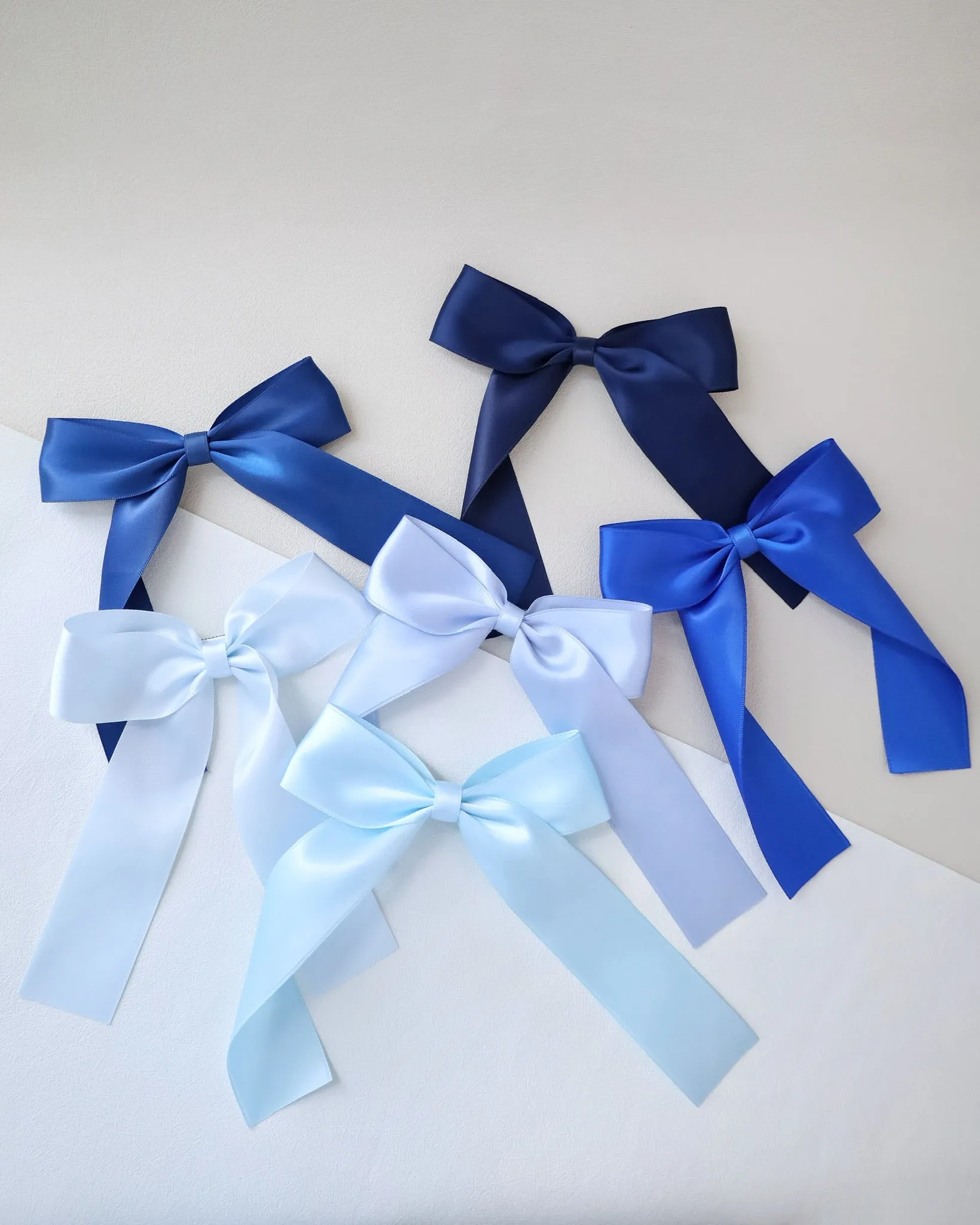 Long Tail Satin Hair Bows