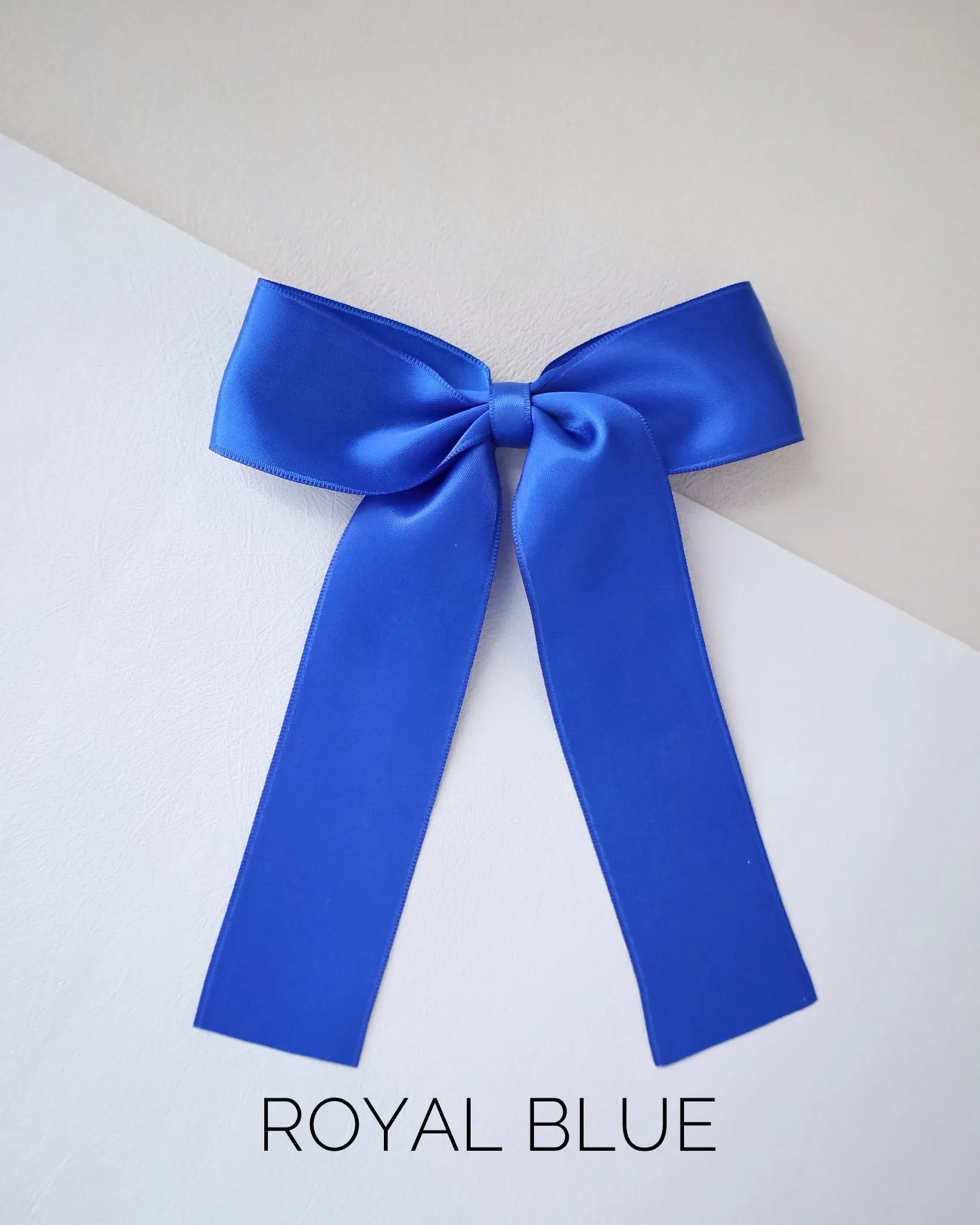 Long Tail Satin Hair Bows