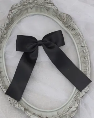 Long Tail Satin Hair Bows